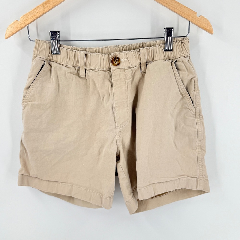 Chubbies Everywear Shorts Tan Small 5.5 Inch Inseam Cotton Stretch Chino Khaki